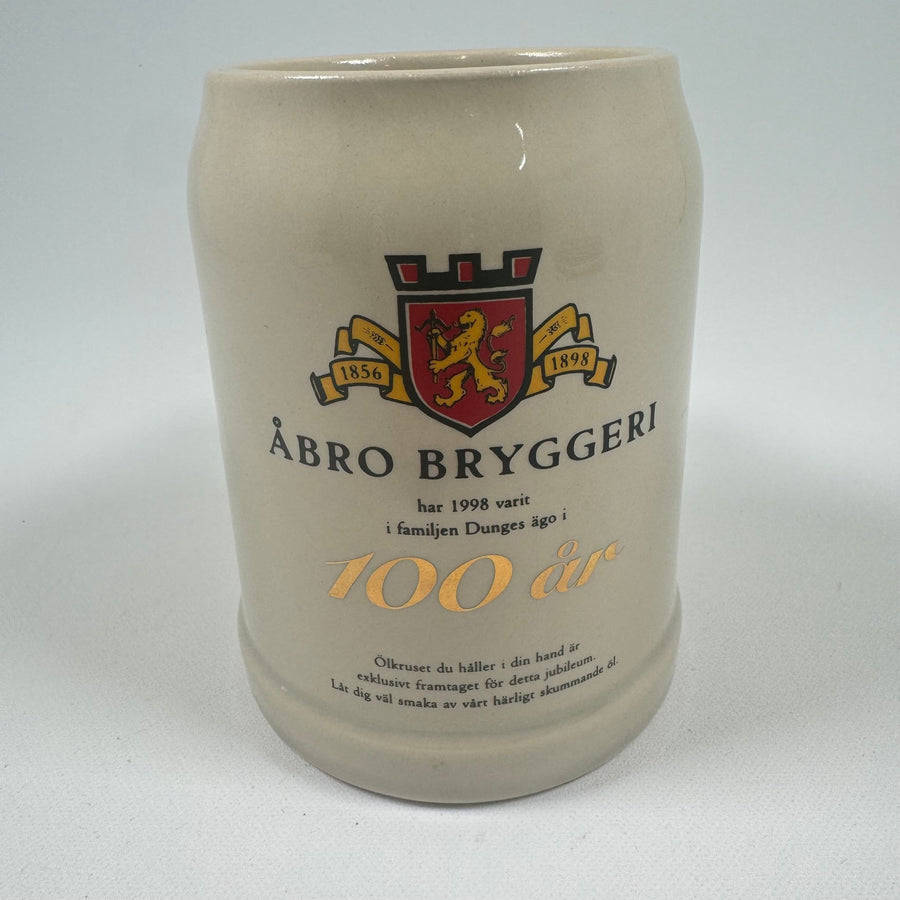 Åbro Bryggeri Jubileumskrus 0.5 L 100 år - Homy Secondhand Online
