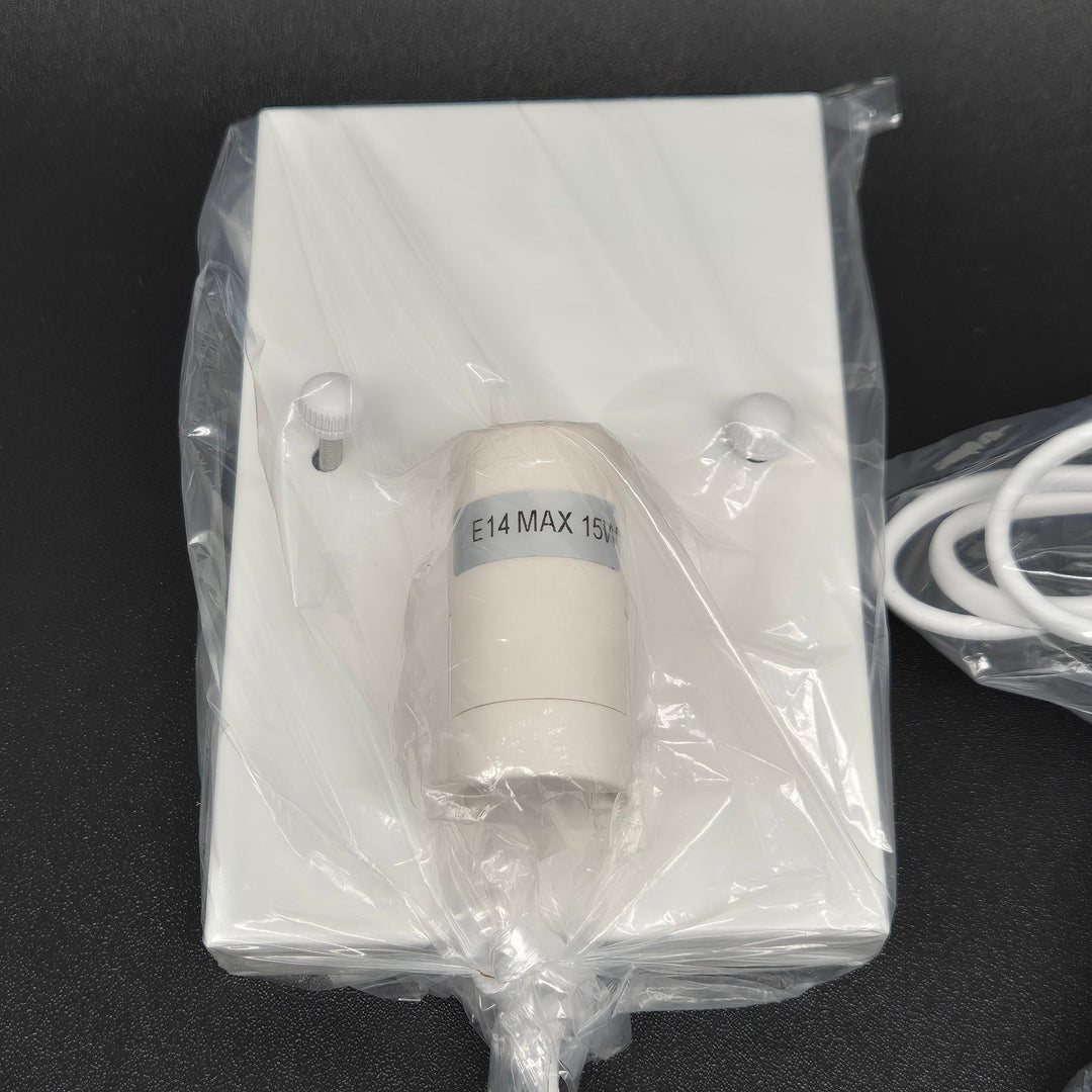 Vit E14 Max 15W Vägglampa Ny - Homy Secondhand Online