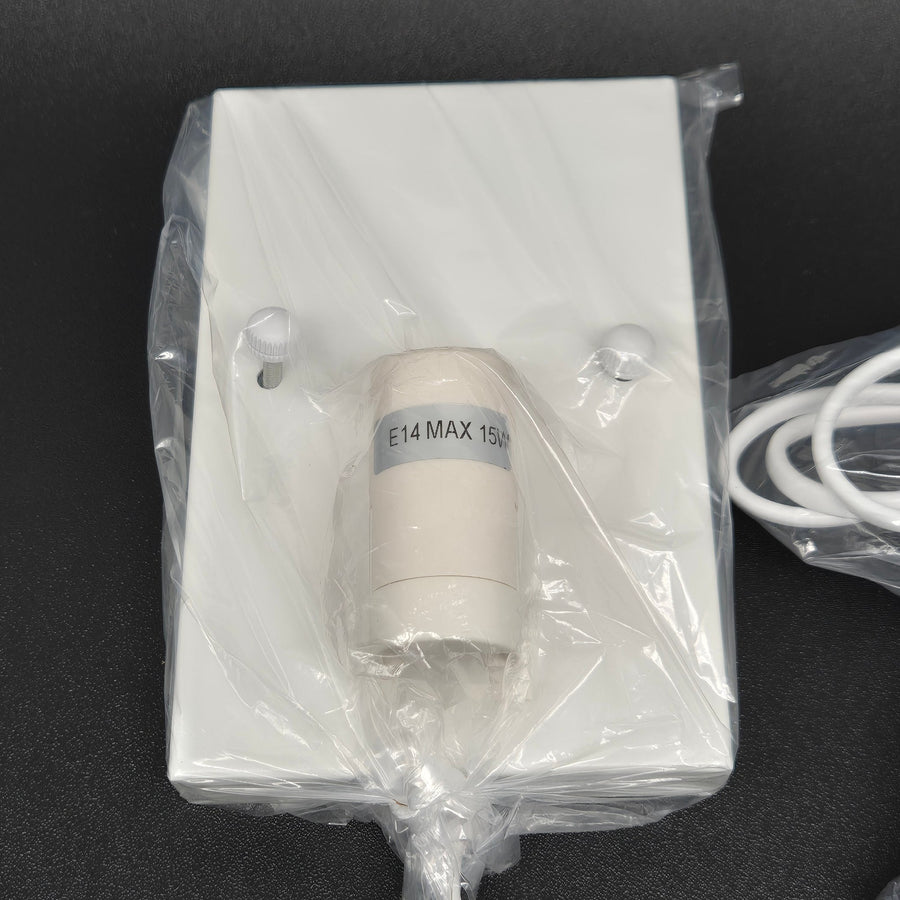 Vit E14 Max 15W Vägglampa Ny - Homy Secondhand Online