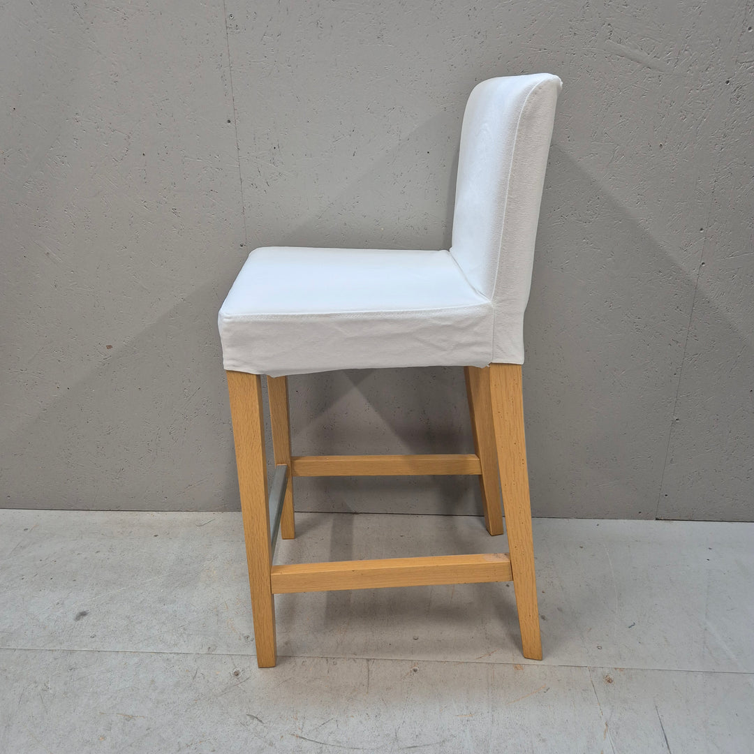 Elegant Henriksdal-stol IKEA trä tyg