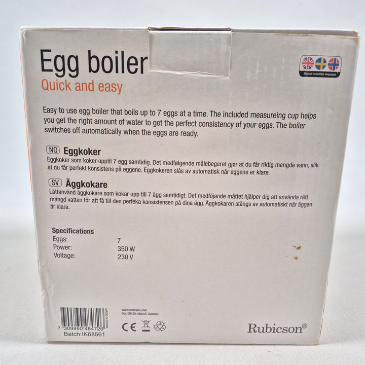 Rubicson äggkokare för sju ägg begagnad
