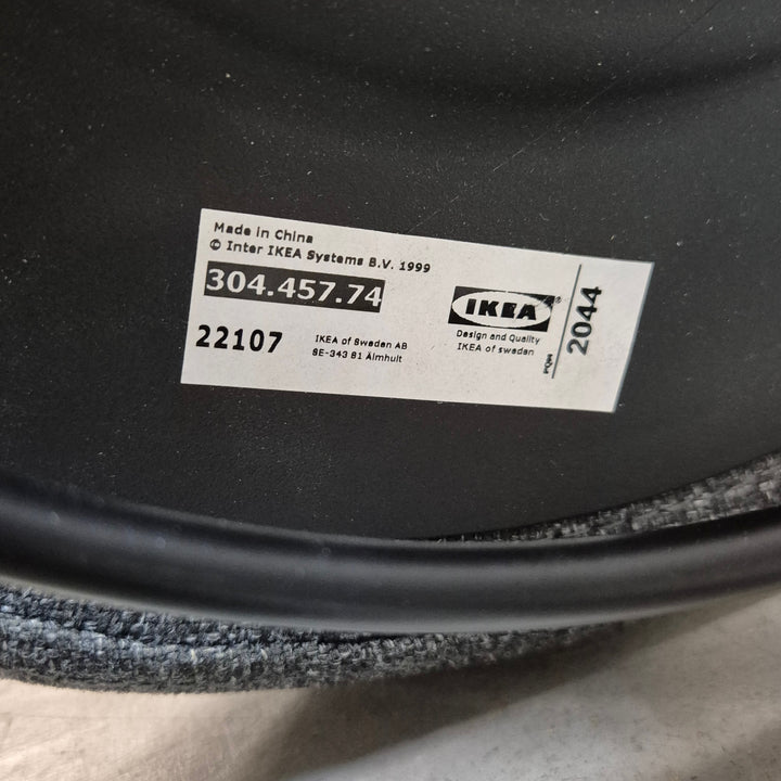 IKEA arbetspall i trafikgrå metall textil