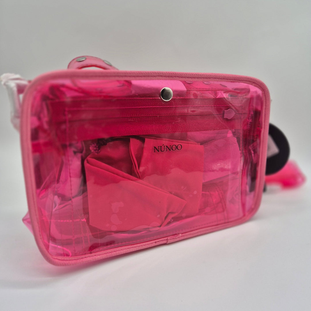 Rosa NUNOO väska med genomskinlig design - Homy Secondhand Online