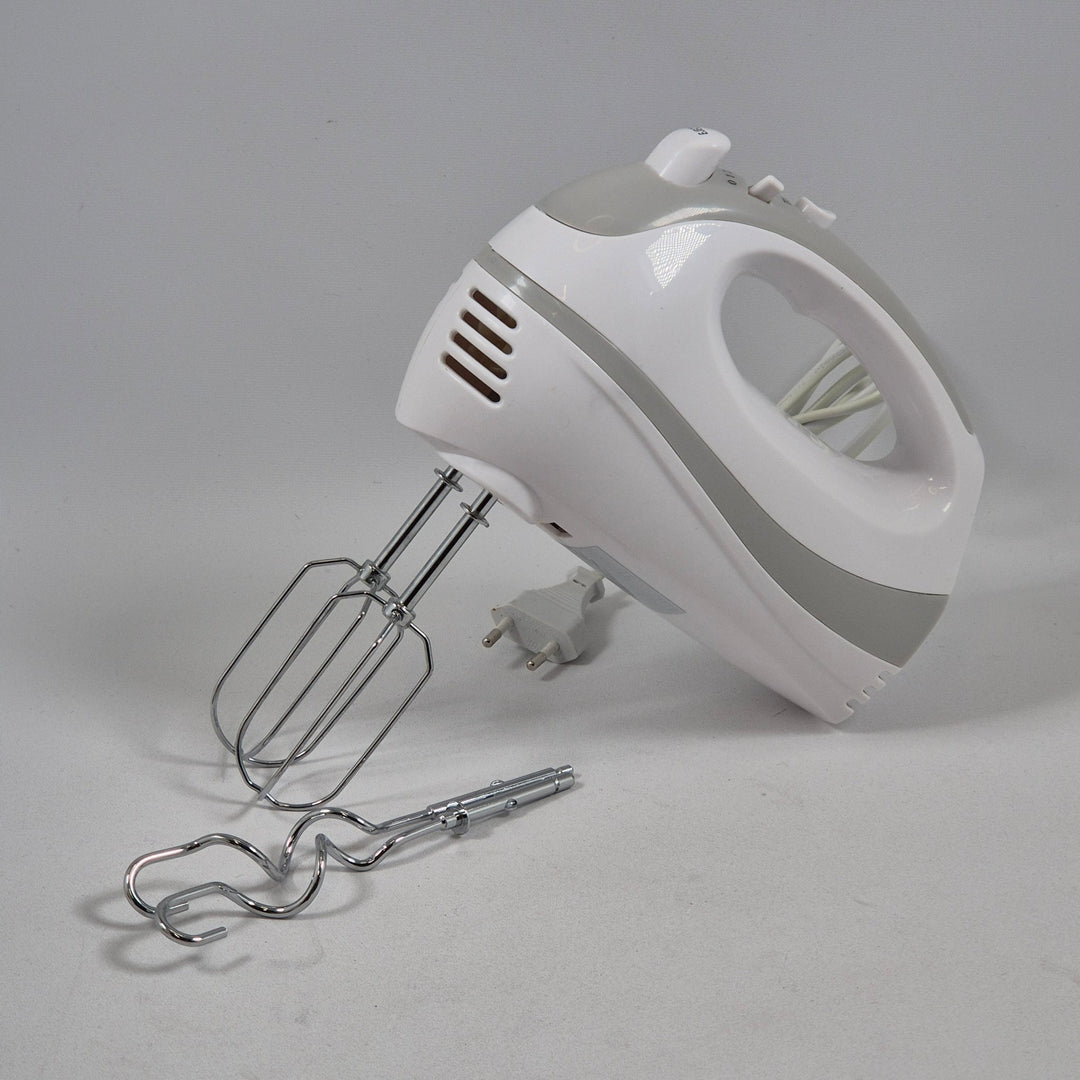 Vit elektrisk handmixer med flera hastigheter - Homy Secondhand Online