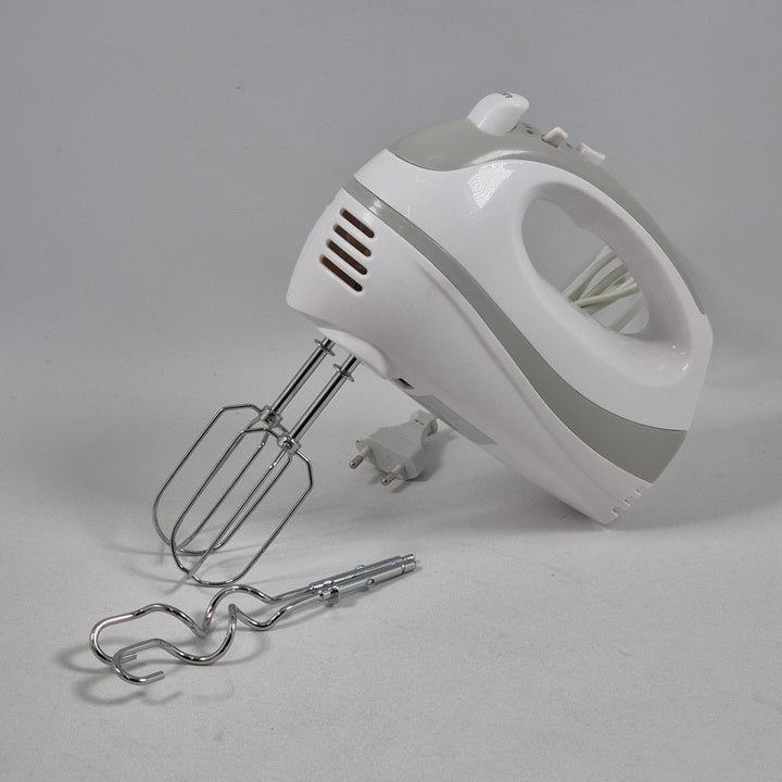Vit elektrisk handmixer med flera hastigheter - Homy Secondhand Online
