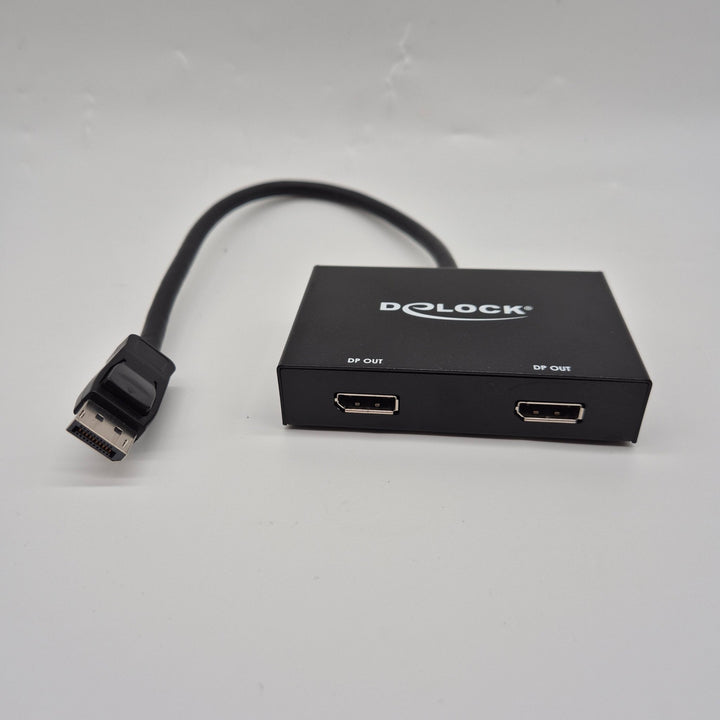Delock DisplayPort Splitter med Dubbla Utgångar - Homy Secondhand Online