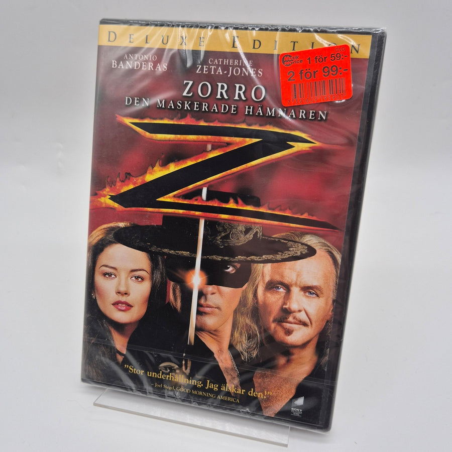 Zorro Den Maskerade Hjältens Deluxe DVD - Homy Secondhand Online