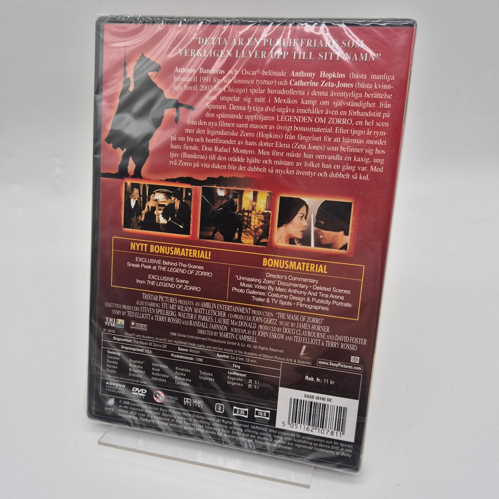 Zorro Den Maskerade Hjältens Deluxe DVD - Homy Secondhand Online