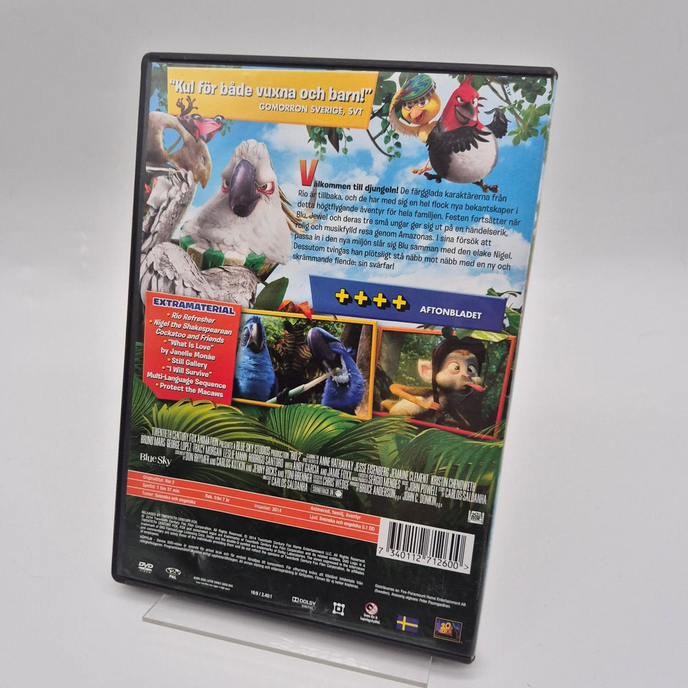 Rio 2 tecknad film på svenska DVD - Homy Secondhand Online