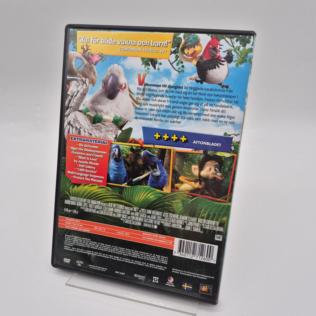 Rio 2 tecknad film på svenska DVD - Homy Secondhand Online