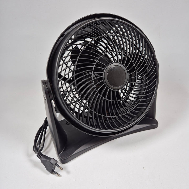 Kompakt och kraftfull svart bordsfläkt - Homy Secondhand Online