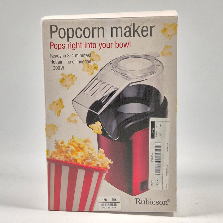 Rubicon Snabb Popcorn Maker 1200W - Homy Secondhand Online