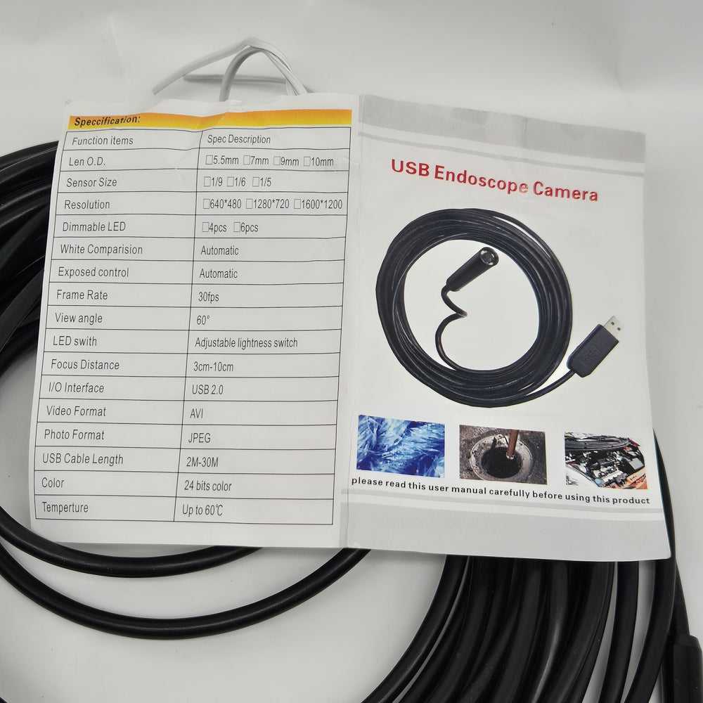 Flexibel USB - endoskopkamera med hög upplösning - Homy Secondhand Online