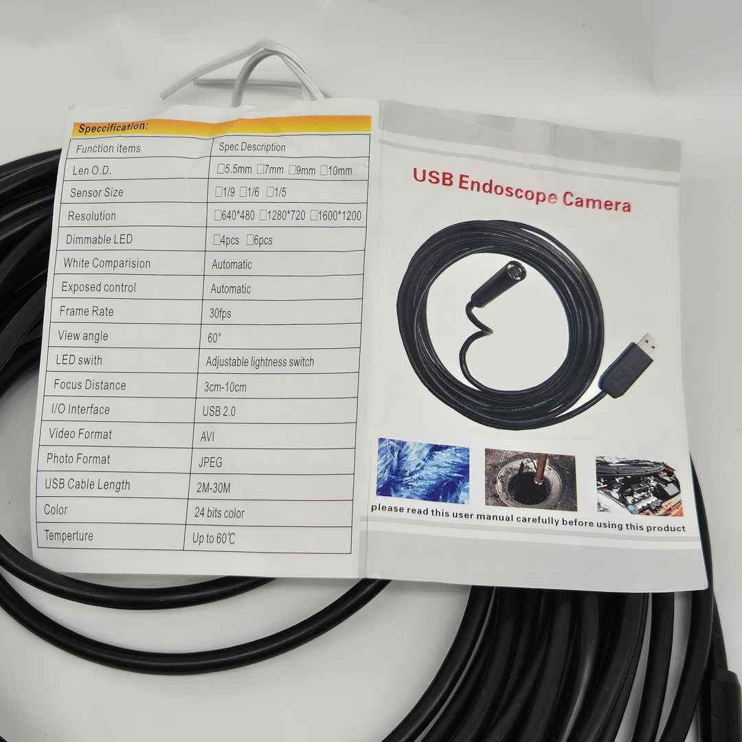 Flexibel USB - endoskopkamera med hög upplösning - Homy Secondhand Online
