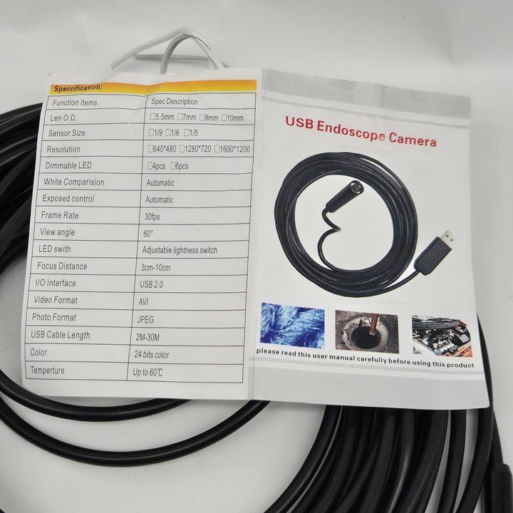 Flexibel USB - endoskopkamera med hög upplösning - Homy Secondhand Online