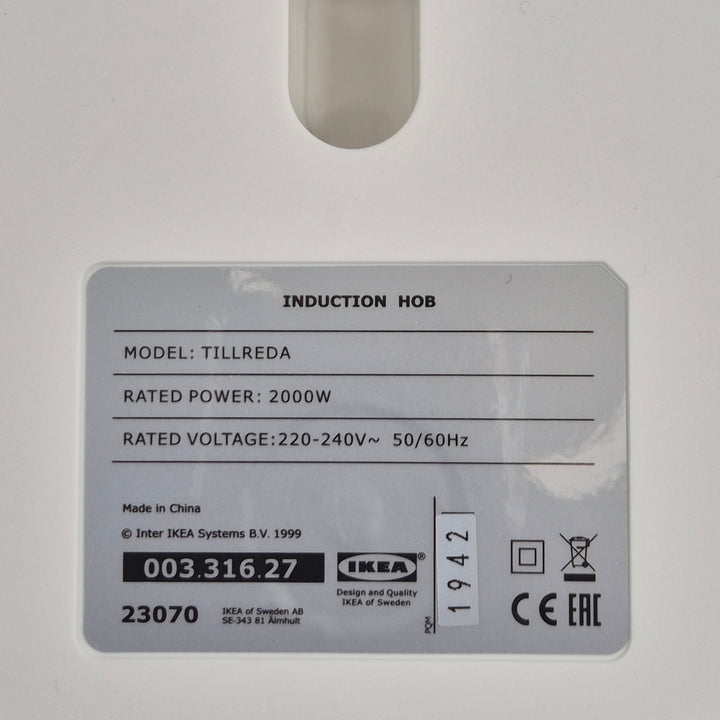 TILLREDA Bärbar Induktionshäll från Kira Petersen - Homy Secondhand Online