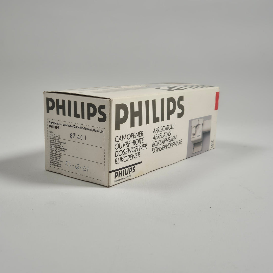 Philips HR 2472 Elektrisk Burköppnare - Vit - Homy Secondhand Online