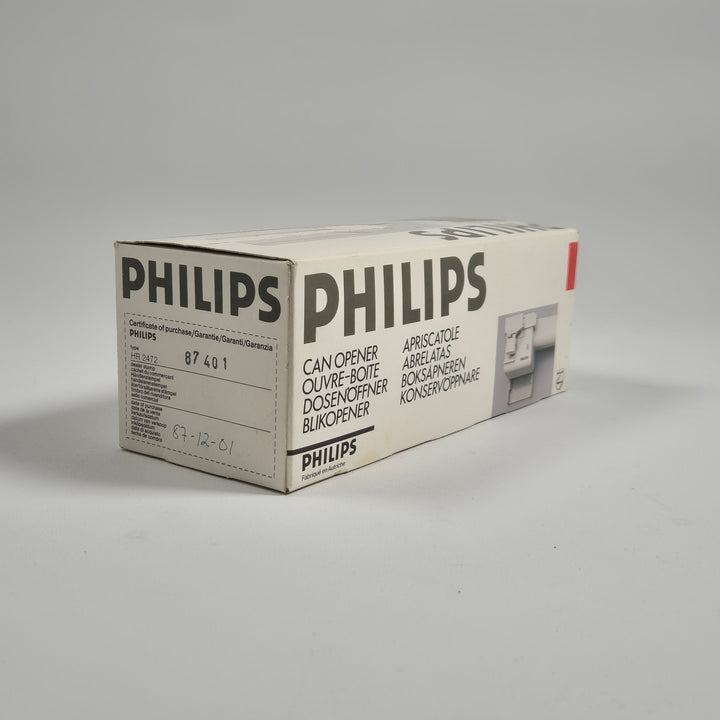 Philips HR 2472 Elektrisk Burköppnare - Vit - Homy Secondhand Online