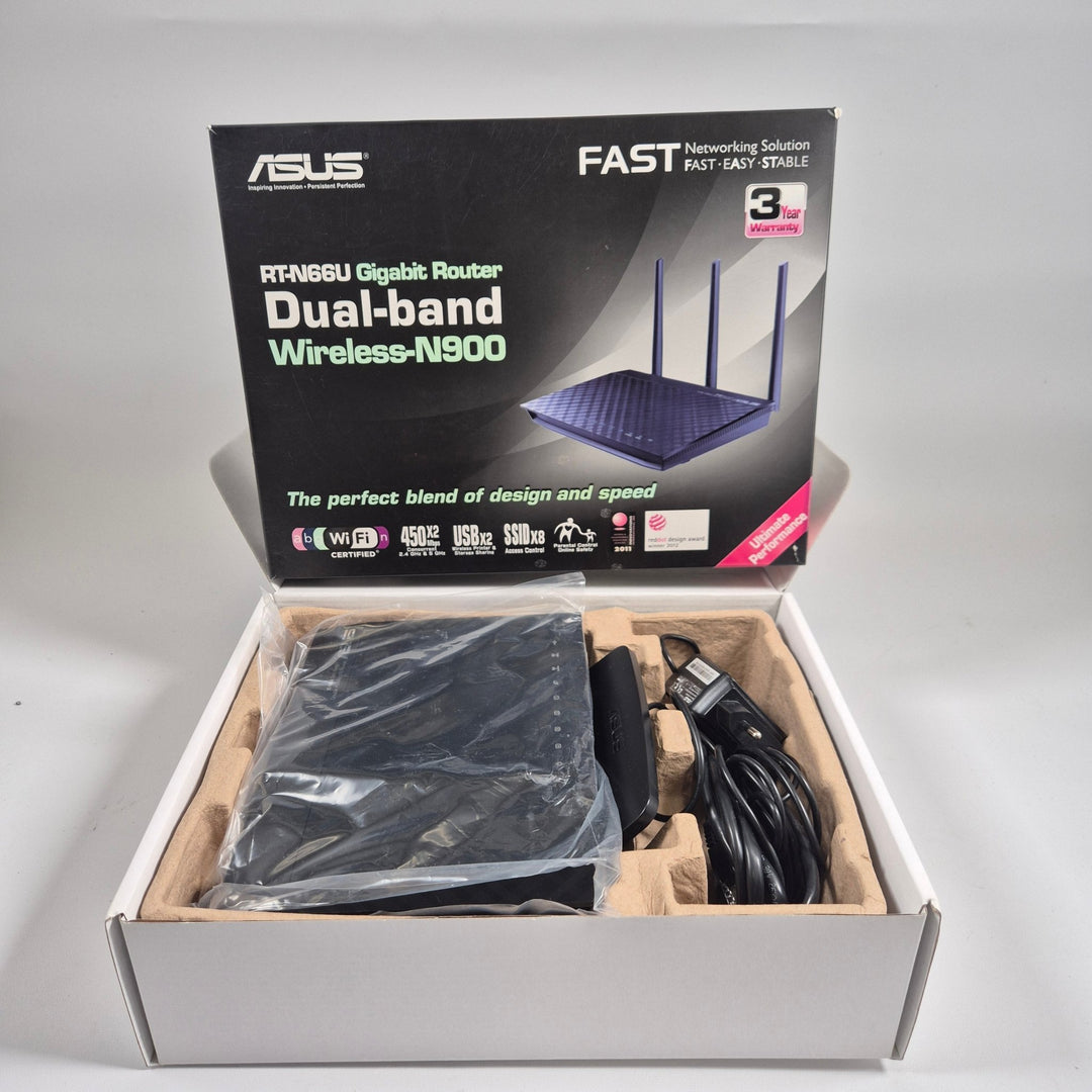 ASUS Dual - band Wireless - N900 Gigabit Router - Homy Secondhand Online