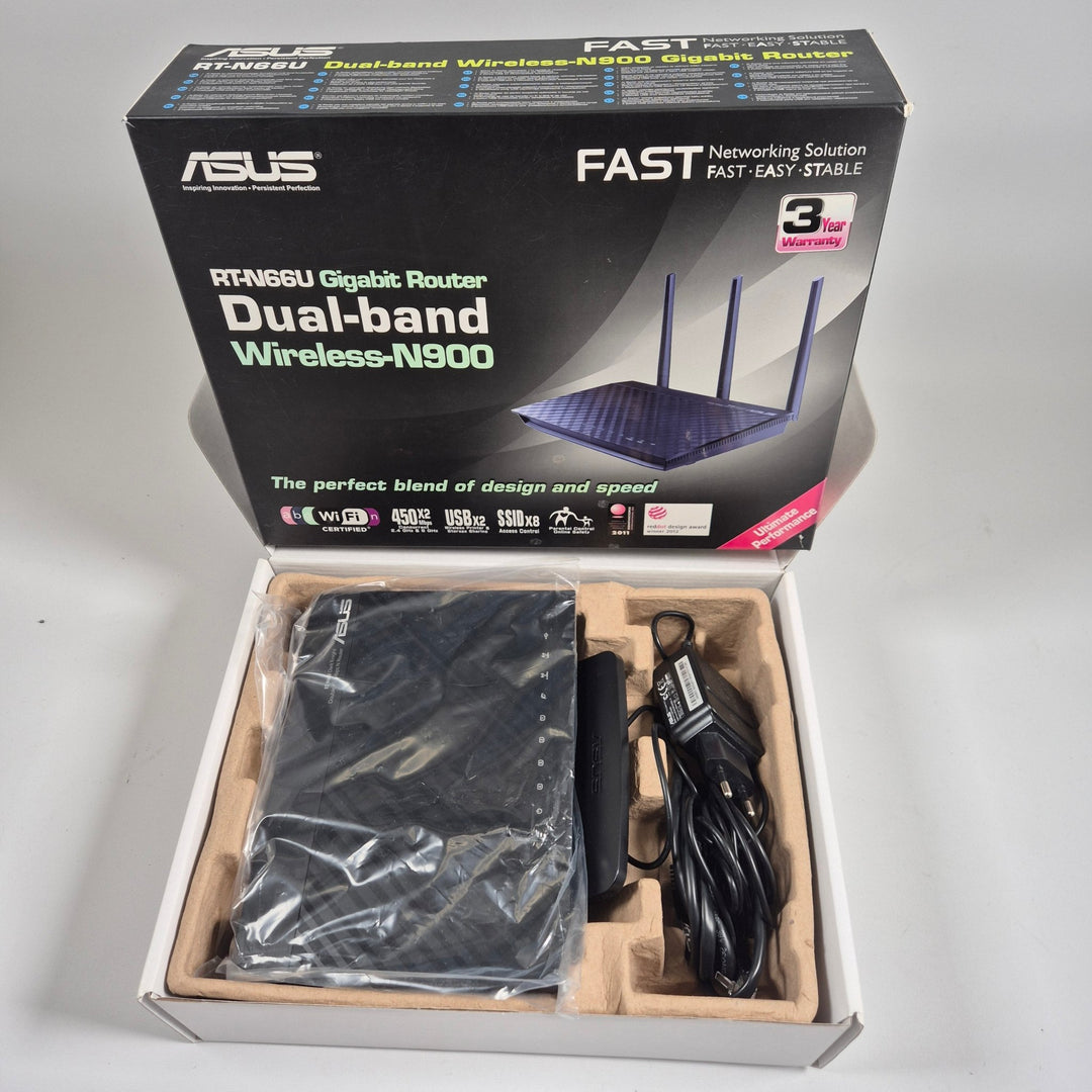 ASUS Dual - band Wireless - N900 Gigabit Router - Homy Secondhand Online