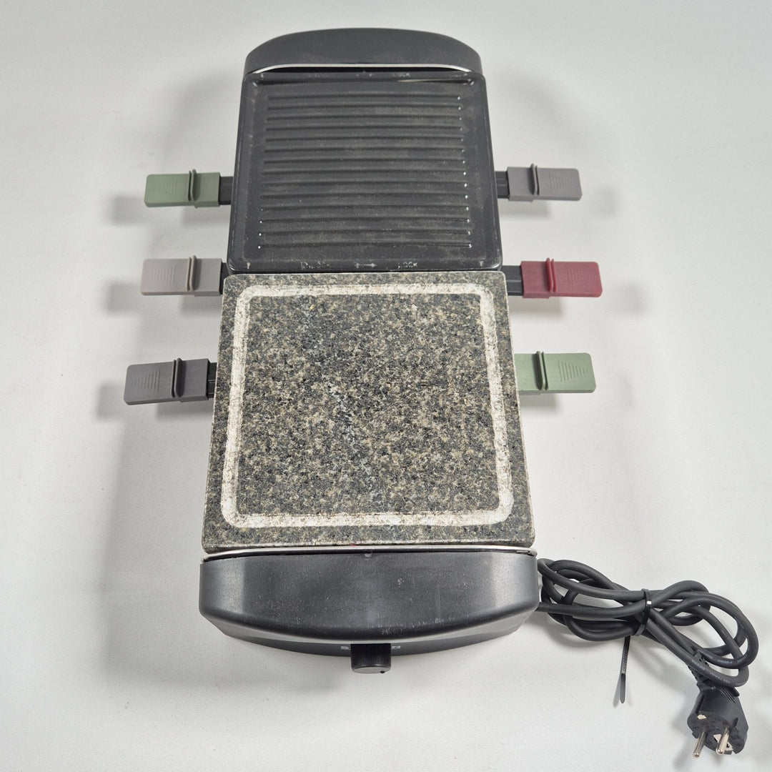 Multifunktionell Raclette Grill med Stenplatta - Homy Secondhand Online