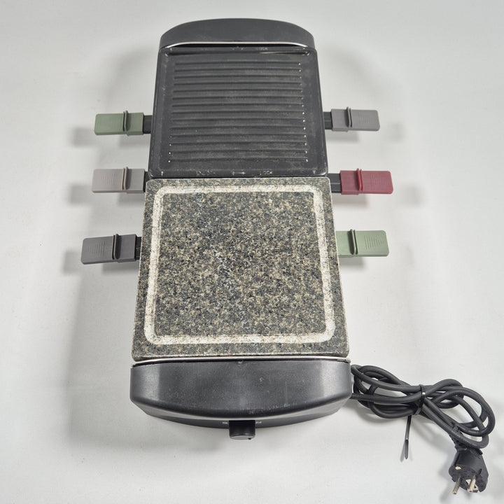 Multifunktionell Raclette Grill med Stenplatta - Homy Secondhand Online