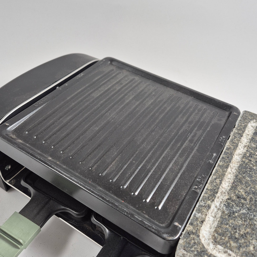 Multifunktionell Raclette Grill med Stenplatta - Homy Secondhand Online