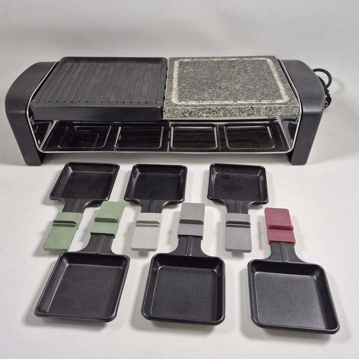 Multifunktionell Raclette Grill med Stenplatta - Homy Secondhand Online