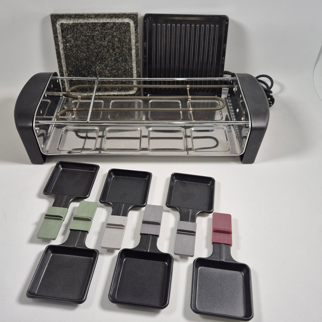 Multifunktionell Raclette Grill med Stenplatta - Homy Secondhand Online