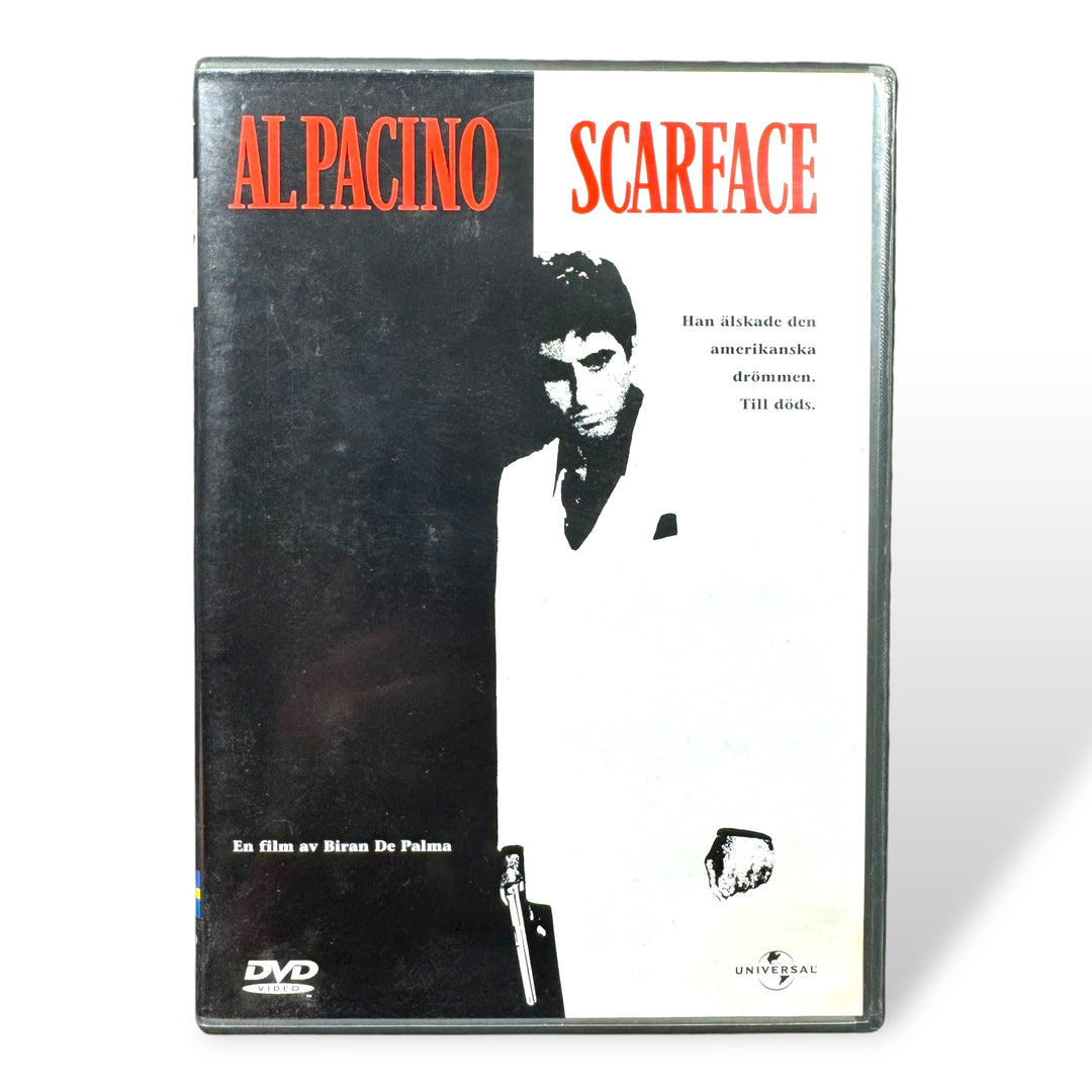 Klassisk DVD - film: Scarface med Al Pacino - Homy Secondhand Online