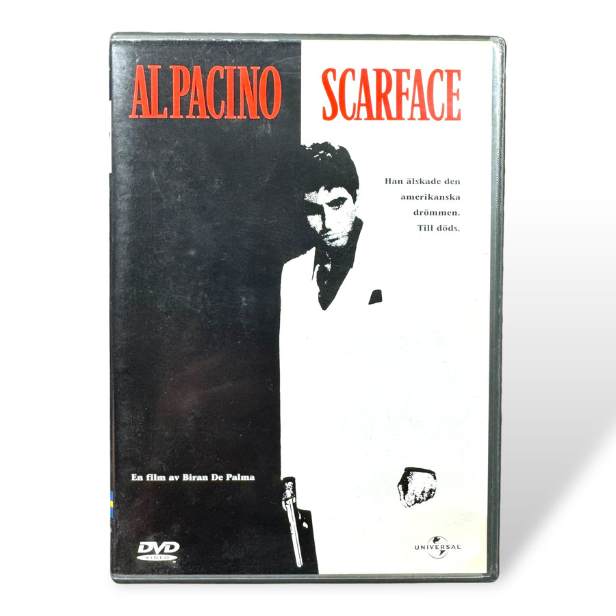 Klassisk DVD - film: Scarface med Al Pacino - Homy Secondhand Online