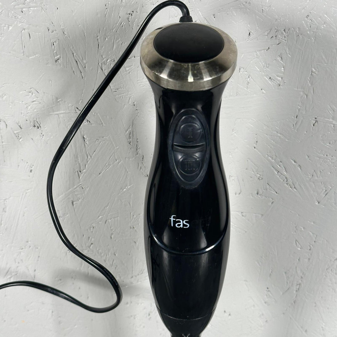 Elektrisk stavmixer i svart och rostfritt stål - Homy Secondhand Online