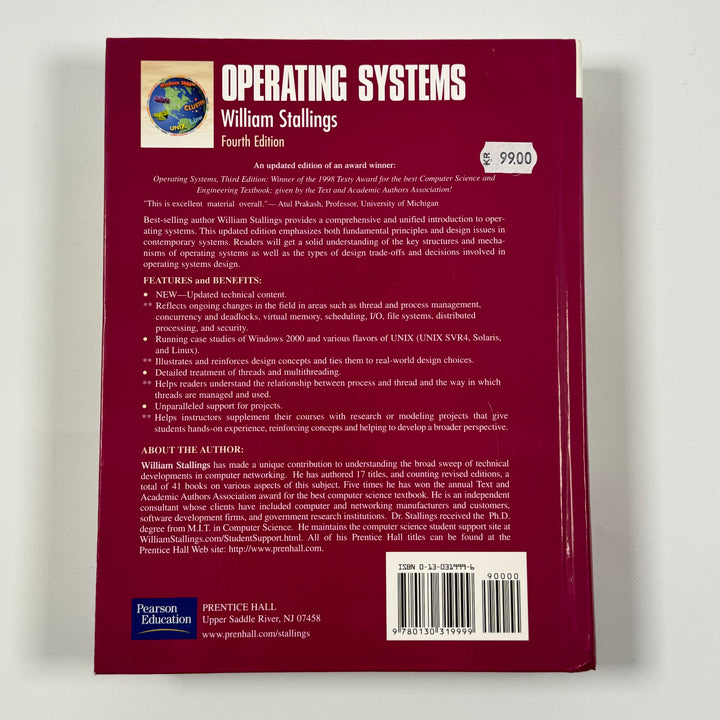 Operating Systems av William Stallings, Fjärde upplagan