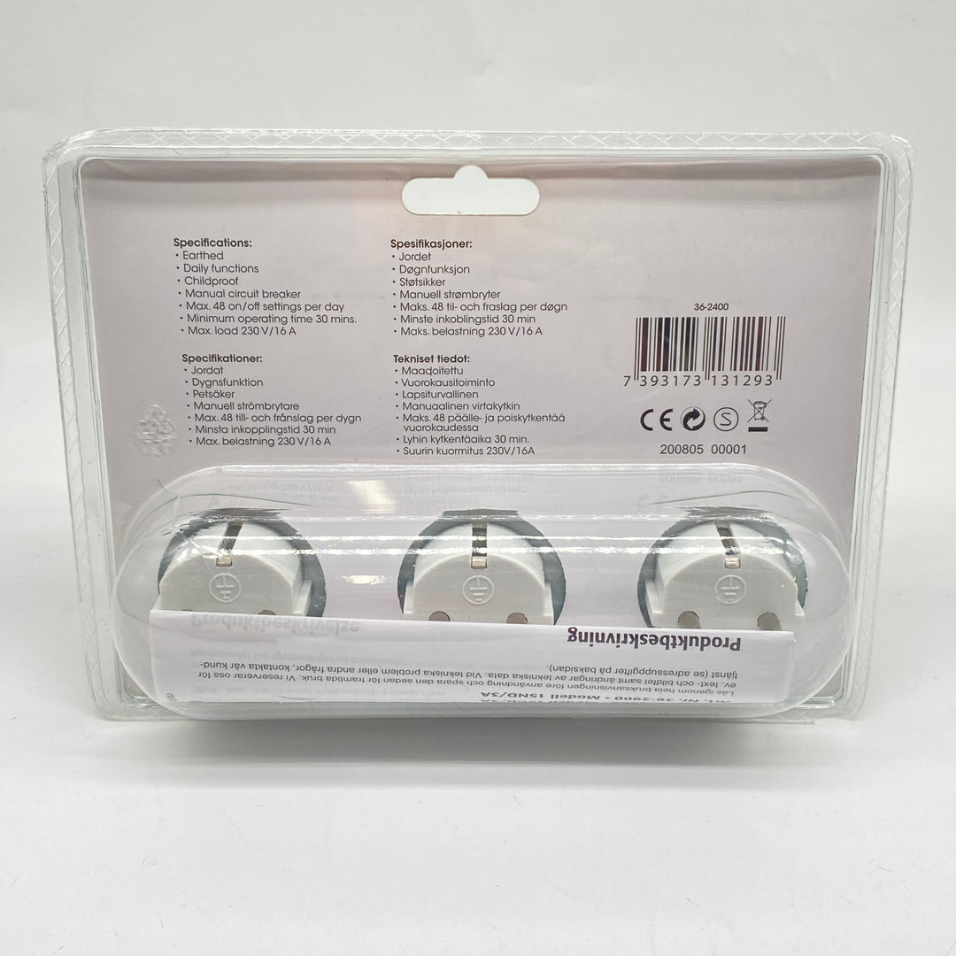 GAO 3-pack Mini Time Switch Nytt