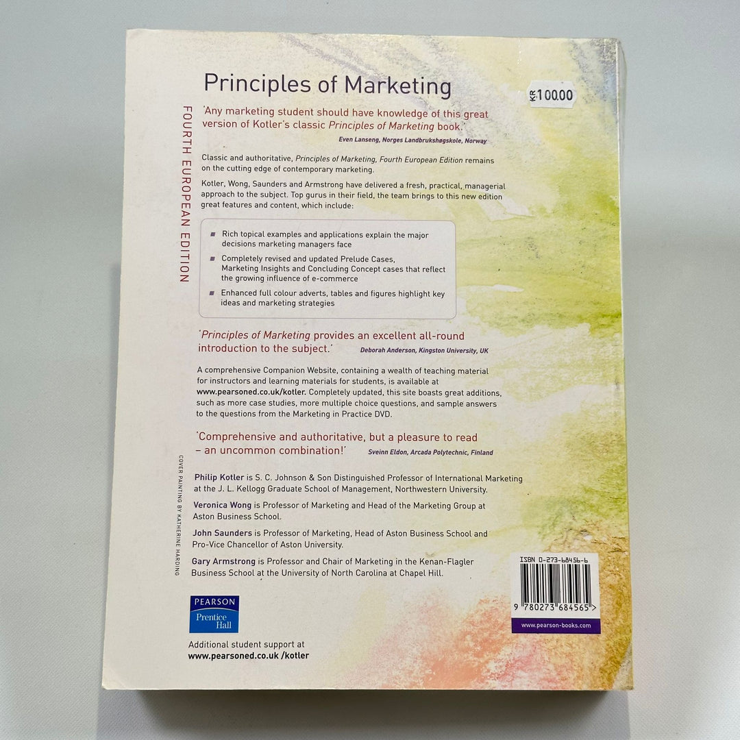 "Principles of Marketing"
