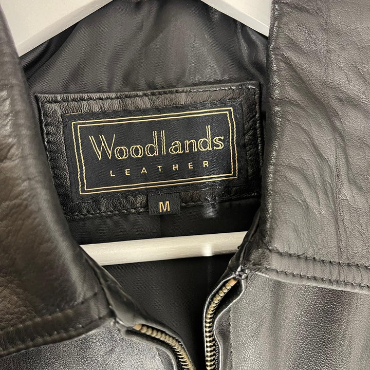 Woodlands leather jacka