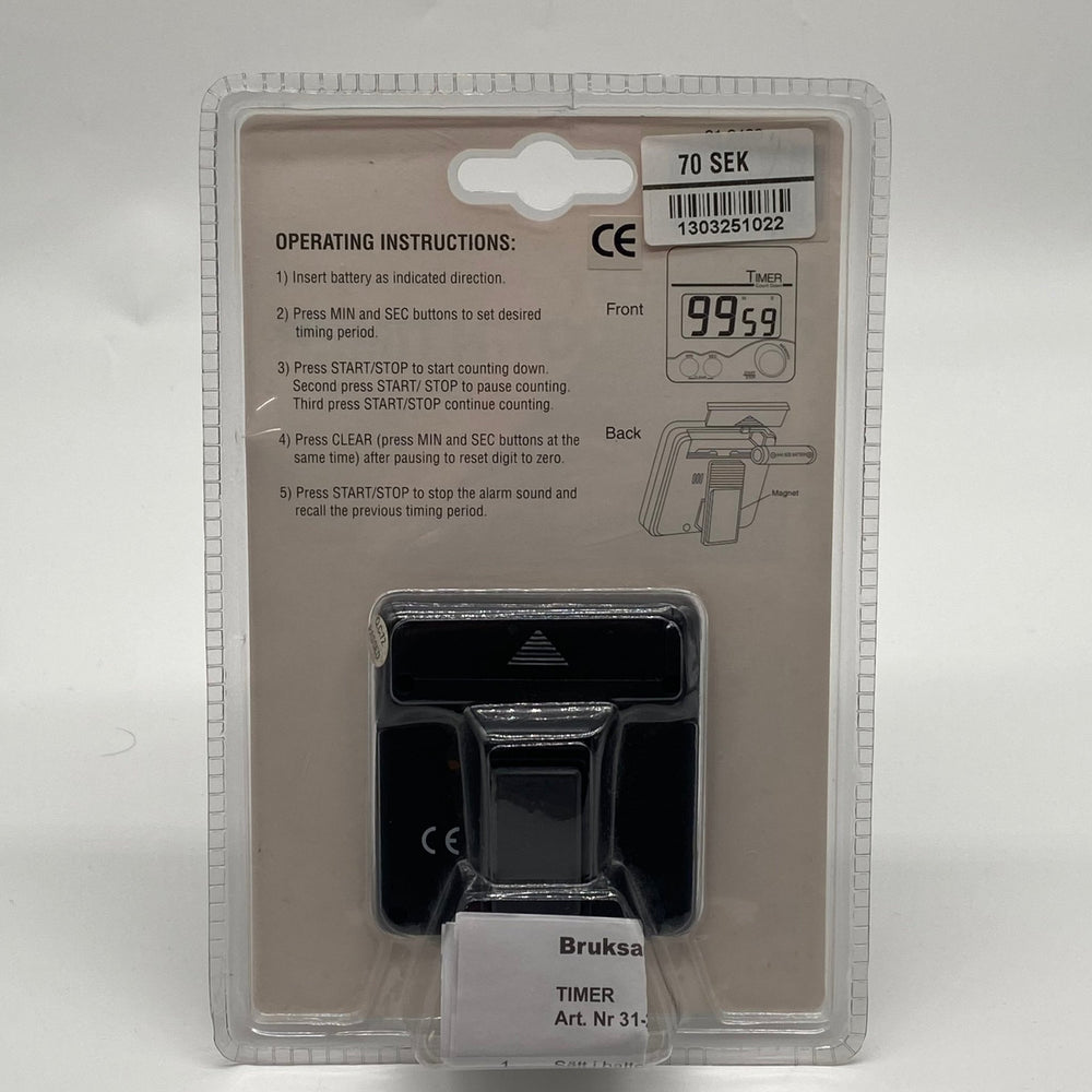 Stort siffer nedräkningstimer med larm - Homy Secondhand Online