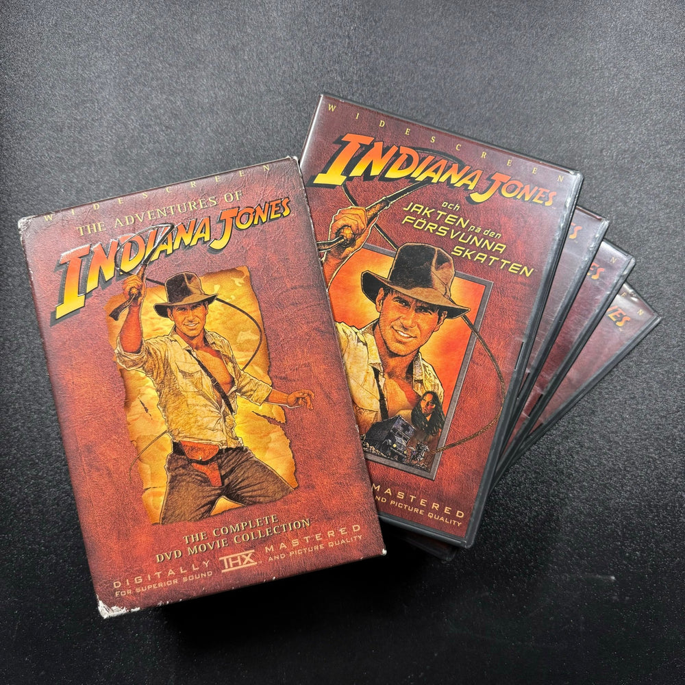 Indiana Jones Äventyr - Komplett Digital Restaurerad DVD - set - Homy Secondhand Online