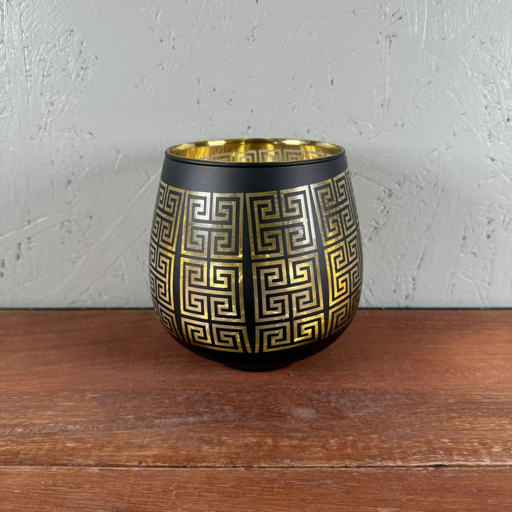 Dekorativ Guld-Inläggad Vas