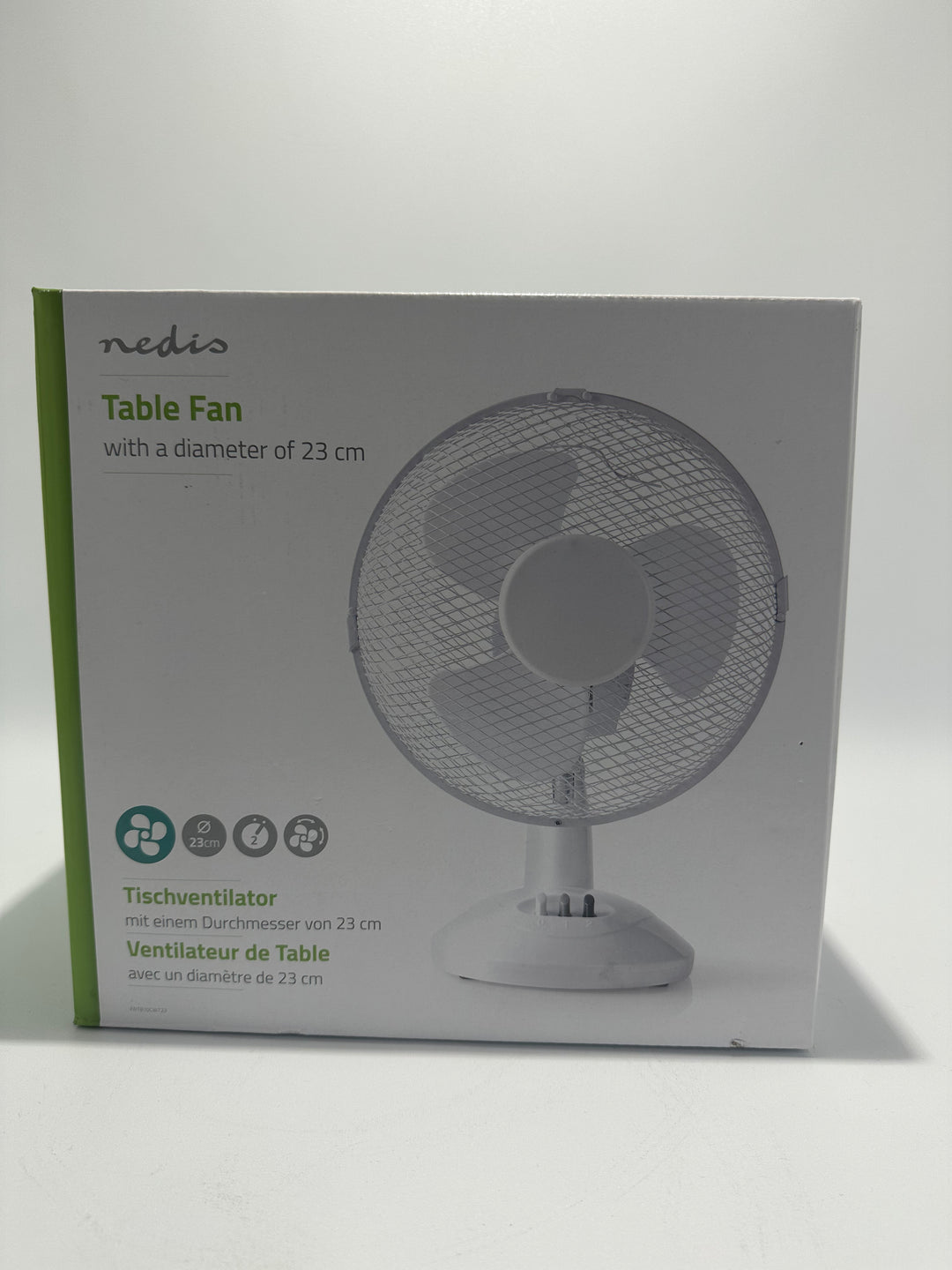 Nedis Classic Bordsfläkt - 23 cm - Vit