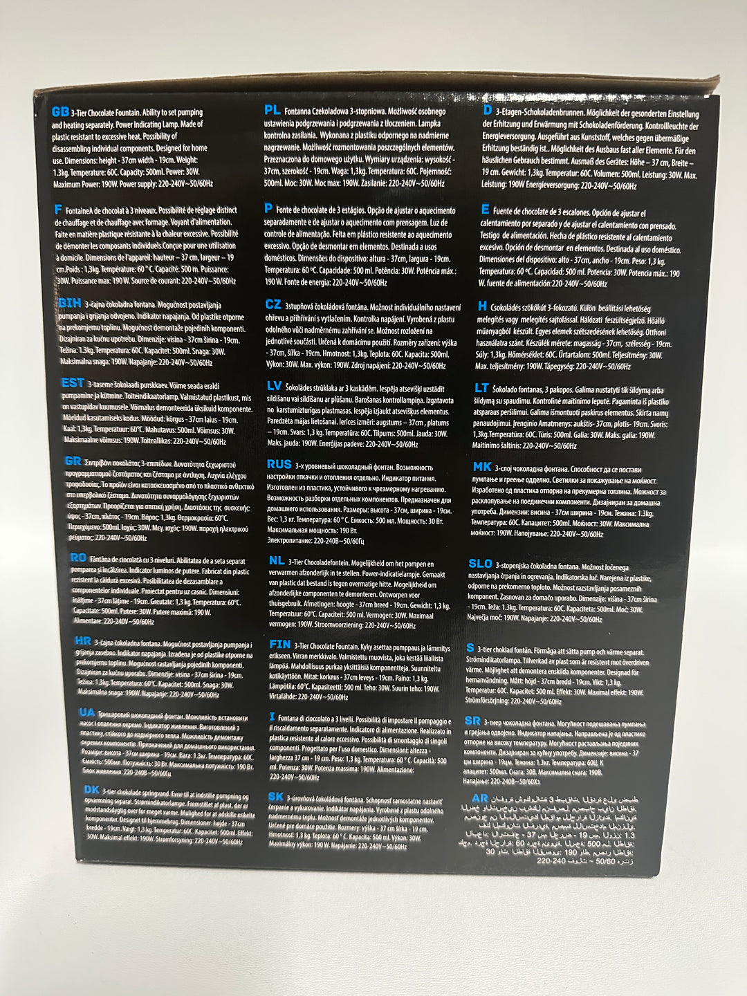 Camry Chokladfontän med smältfunktion