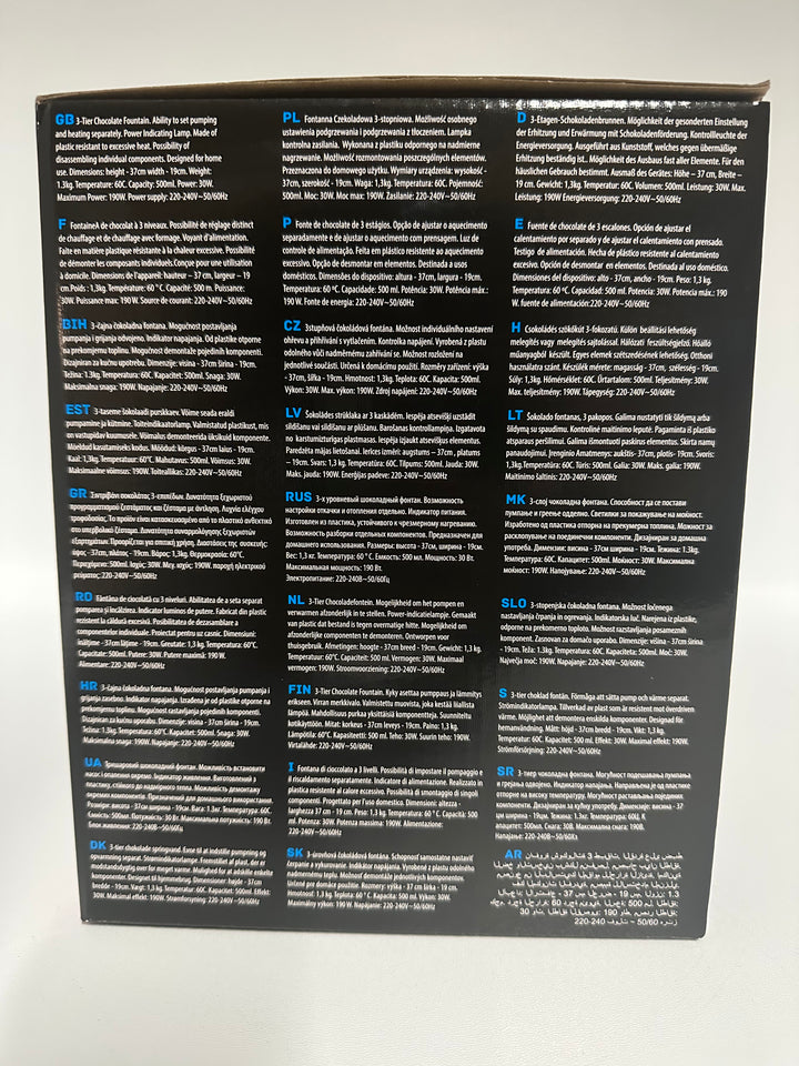 Camry Chokladfontän med smältfunktion