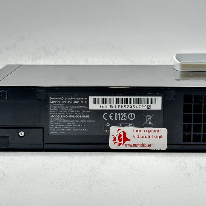 Svart Nintendo Wii Spelkonsol Retro - Homy Secondhand Online