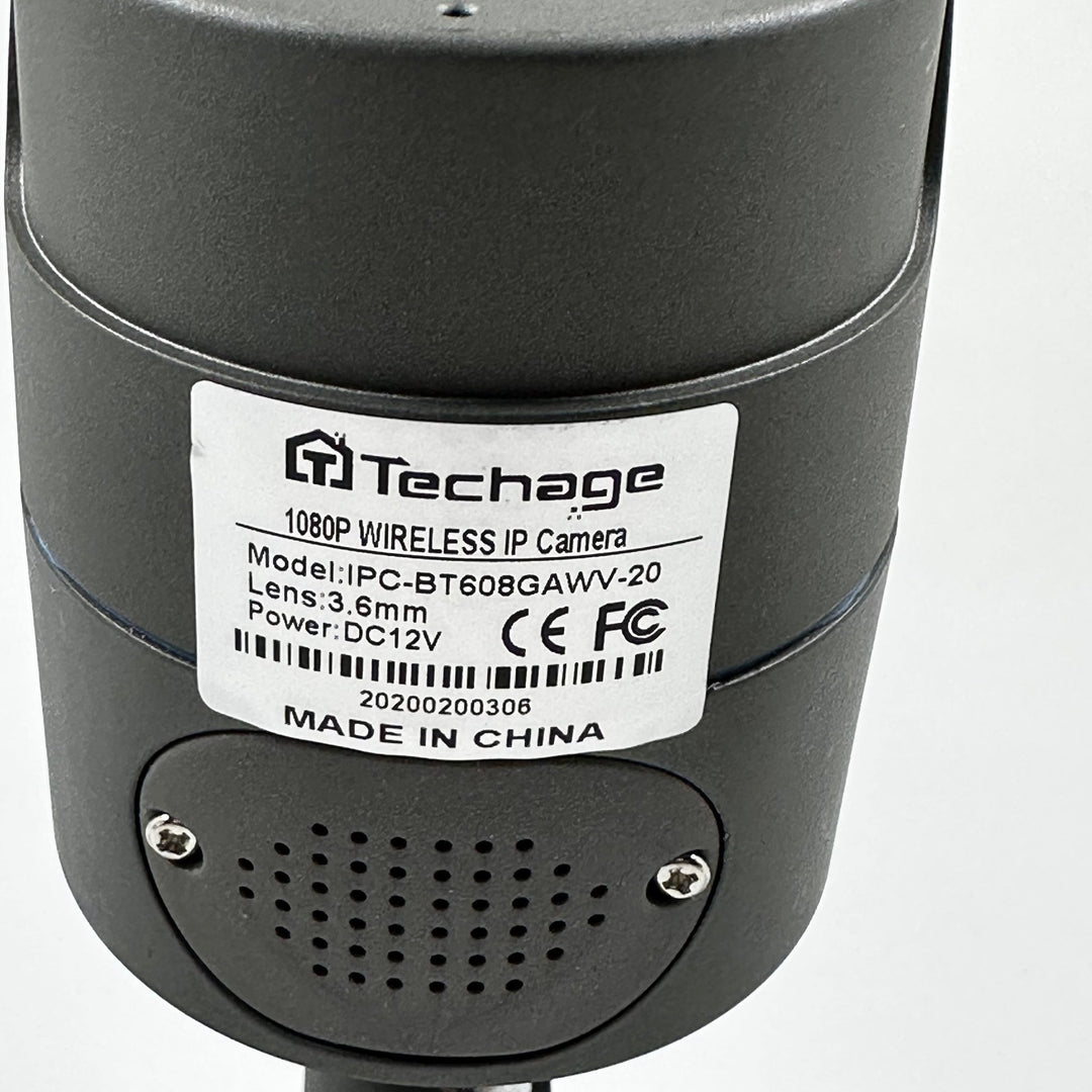 Techage övervakningskamera i grått - Homy Secondhand Online