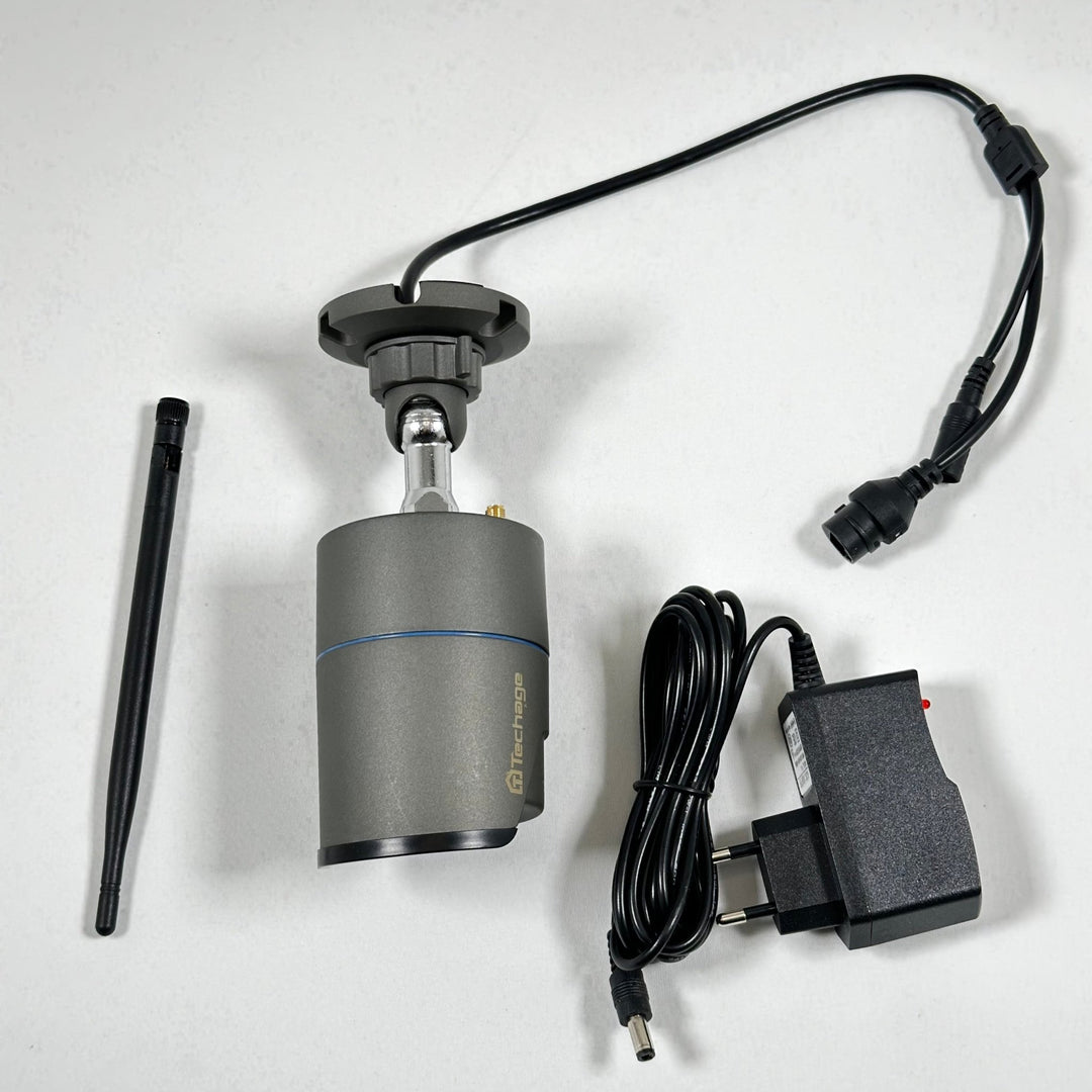 Techage övervakningskamera i grått - Homy Secondhand Online