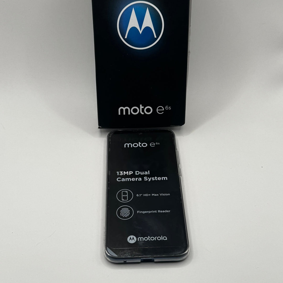 Motorola Moto E6s 13MP Dubbelkamera Svart - Homy Secondhand Online