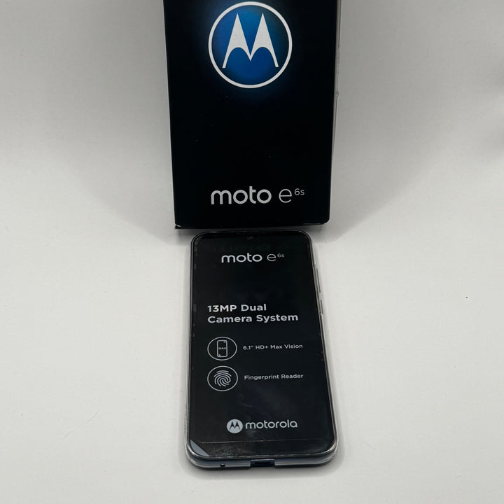 Motorola Moto E6s 13MP Dubbelkamera Svart - Homy Secondhand Online