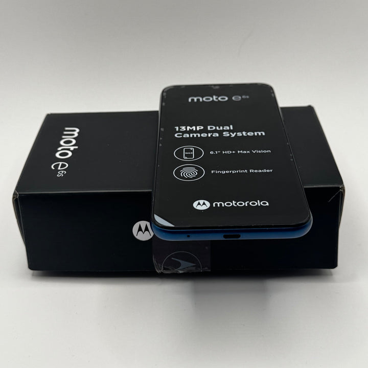 Motorola Moto E6s 13MP Dubbelkamera Svart - Homy Secondhand Online