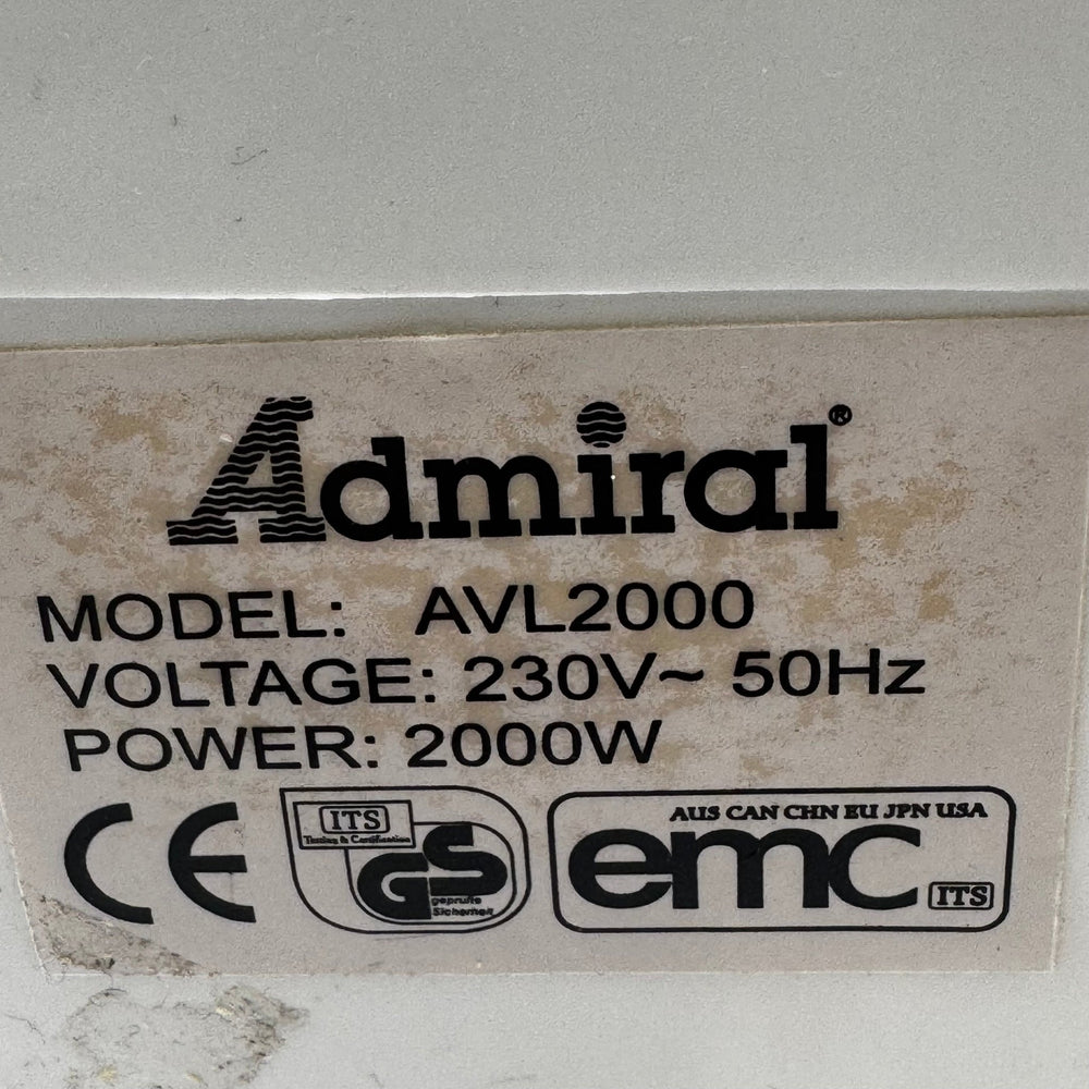 Vit Admirafl Termovärmare Kompakt Design - Homy Secondhand Online