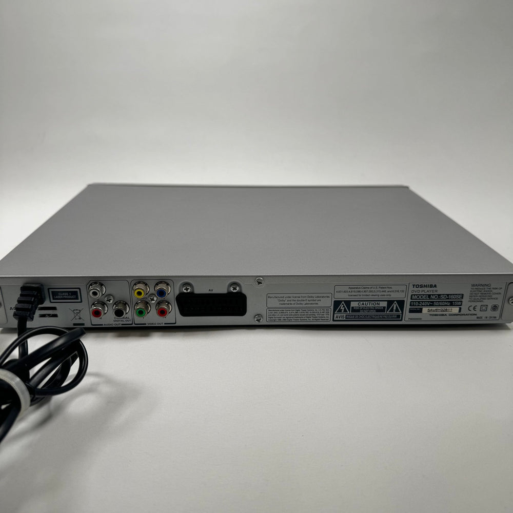 Toshiba DVD - spelare i silverfärg SD - 160E - Homy Secondhand Online
